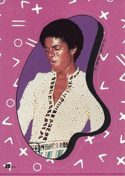 1984 Topps Michael Jackson - Stickers #28 Michael Jackson Front