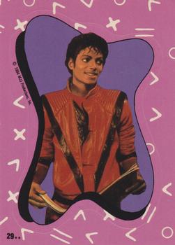 1984 Topps Michael Jackson - Stickers #29 Michael Jackson Front
