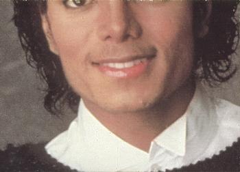 1984 Topps Michael Jackson - Stickers #31 Michael Jackson Back