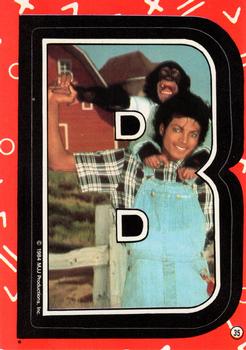1984 Topps Michael Jackson - Stickers #35 Michael Jackson Front
