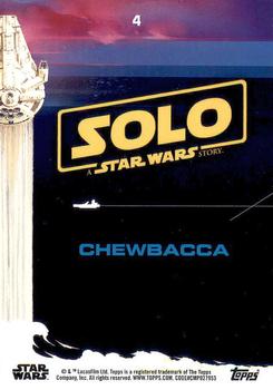 2018 Topps Solo: A Star Wars Story #4 Chewbacca Back