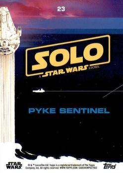 2018 Topps Solo: A Star Wars Story #23 Pyke Sentinel Back