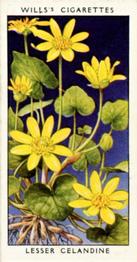 1936 Wills's Wild Flowers #5 Lesser Celandine Front