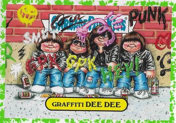 2017 Topps Garbage Pail Kids Battle of the Bands - Puke #7b Graffiti Dee Dee Front