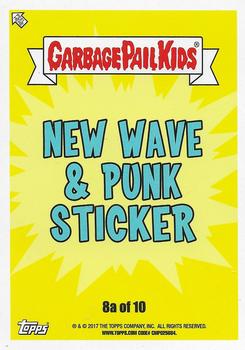 2017 Topps Garbage Pail Kids Battle of the Bands - Puke #8a Safety Pin Sid Back