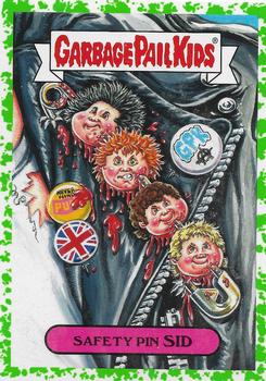 2017 Topps Garbage Pail Kids Battle of the Bands - Puke #8a Safety Pin Sid Front
