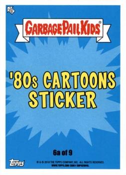 2018 Topps Garbage Pail Kids We Hate the '80s - Puke #6a Garga Mel Back