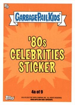 2018 Topps Garbage Pail Kids We Hate the '80s - Puke #4a Gruesome Gallagher Back