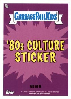 2018 Topps Garbage Pail Kids We Hate the '80s - Puke #6b Motor Nola Back