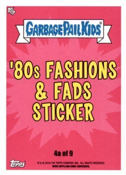 2018 Topps Garbage Pail Kids We Hate the '80s - Puke #4a Slappy Stephie Back