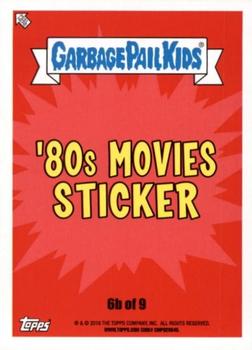 2018 Topps Garbage Pail Kids We Hate the '80s - Puke #6b Patrick Sprayzy Back