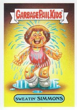 2018 Topps Garbage Pail Kids We Hate the '80s - Bruised #6b Sweatin' Simmons Front