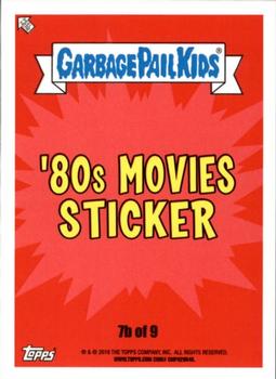 2018 Topps Garbage Pail Kids We Hate the '80s - Bruised #7b Barfed-On Beals Back