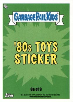 2018 Topps Garbage Pail Kids We Hate the '80s - Bruised #8a Sy-Mon Back