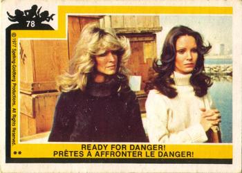 1977 O-Pee-Chee Charlie's Angels #78 Ready For Danger! Front