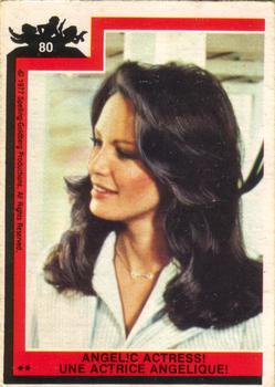 1977 O-Pee-Chee Charlie's Angels #80 Angelic Actress! Front