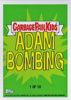 2013 Garbage Pail Kids Brand New Series 3 - Adam Bombing Black #1 Julius Caesar Back