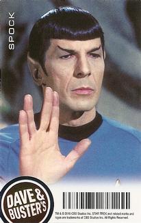 2016 Dave & Buster's Star Trek: The Original Series #NNO Spock Back