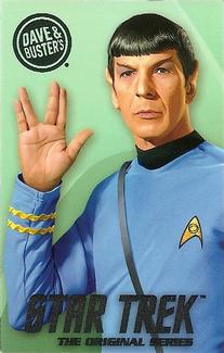 2016 Dave & Buster's Star Trek: The Original Series #NNO Spock Front