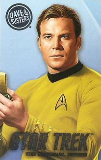 2016 Dave & Buster's Star Trek: The Original Series - Numbered 2nd Edition #DB03000101001 Captain Kirk Front