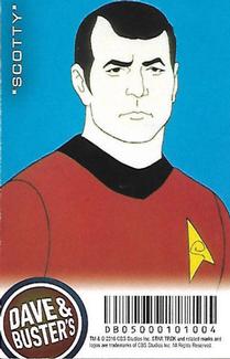 2016 Dave & Buster's Star Trek: The Animated Series #DB05000101004 Scotty Back