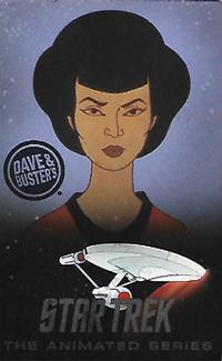 2016 Dave & Buster's Star Trek: The Animated Series #DB05000101005 Uhura Front