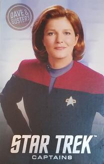 2016 Dave & Buster's Star Trek: Captains #DB09000101004 Captain Janeway Front