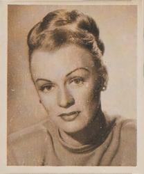 1948 Bowman Movie Stars (R701-9) #28 Eve Arden Front