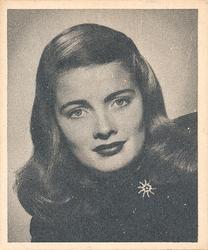 1948 Bowman Movie Stars (R701-9) #33 Nancy Guild Front