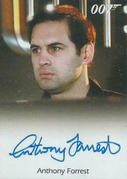 2017 Rittenhouse James Bond Archives Final Edition - Autographs #NNO Anthony Forrest Front