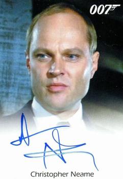 2017 Rittenhouse James Bond Archives Final Edition - Autographs #NNO Christopher Neame Front