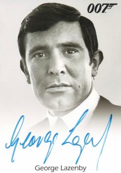 2017 Rittenhouse James Bond Archives Final Edition - Autographs #NNO George Lazenby Front