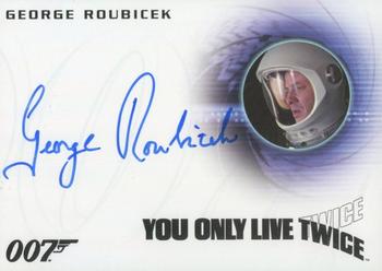 2017 Rittenhouse James Bond Archives Final Edition - Autographs #A297 George Roubicek Front