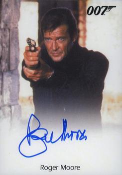 2017 Rittenhouse James Bond Archives Final Edition - Autographs #NNO Roger Moore Front