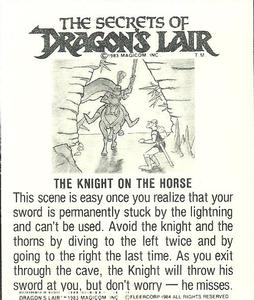1984 Fleer Dragon's Lair #30 Please Don't Feed The Dragon Back