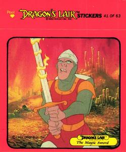 1984 Fleer Dragon's Lair #41 The Magic Sword Front