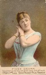 1880 Lorillard & Co. Actresses (N250) #NNO Fides Devra Front