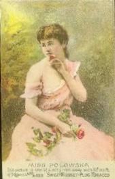 1880 Lorillard & Co. Actresses (N250) #NNO Miss Polowska Front