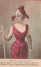 1880 Lorillard & Co. Actresses (N250) #NNO Francine Decroza Front