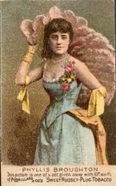 1880 Lorillard & Co. Actresses (N250) #NNO Phyllis Broughton Front