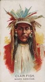 1888 Allen & Ginter Celebrated American Indian Chiefs (N2) #NNO Clam Fish Front