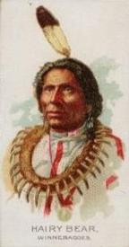 1888 Allen & Ginter Celebrated American Indian Chiefs (N2) #NNO Hairy Bear Front