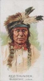 1888 Allen & Ginter Celebrated American Indian Chiefs (N2) #NNO Red Thunder Front