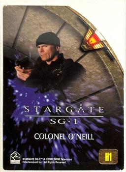 2002 Rittenhouse Stargate SG-1 Season 4 - Heroes in Action #H1 Colonel O'Neill Back