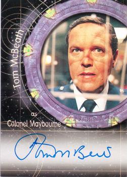 2002 Rittenhouse Stargate SG-1 Season 4 - Autographs #A15 Tom McBeath Front