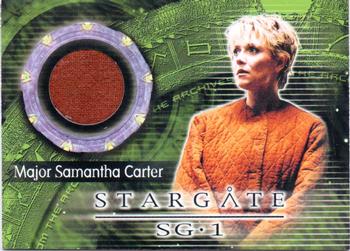 2002 Rittenhouse Stargate SG-1 Season 4 - From the Archives Costume Relics #C11 Major Samantha Carter Front