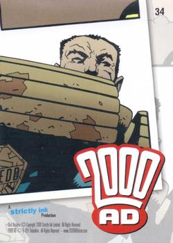 2008 Strictly Ink 30 Years of 2000 AD #34 Judge Dredd Poses Back