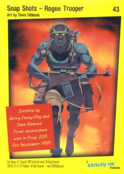 2008 Strictly Ink 30 Years of 2000 AD #43 Rogue Trooper Back