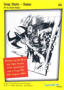 2008 Strictly Ink 30 Years of 2000 AD #44 Slaine Back