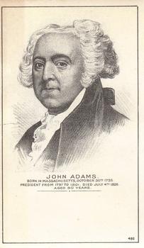 1880-85 U.S. Presidents (HD2a) #NNO John Adams Front